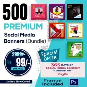 500 PREMIUM SOCIAL MEDIA BANNER