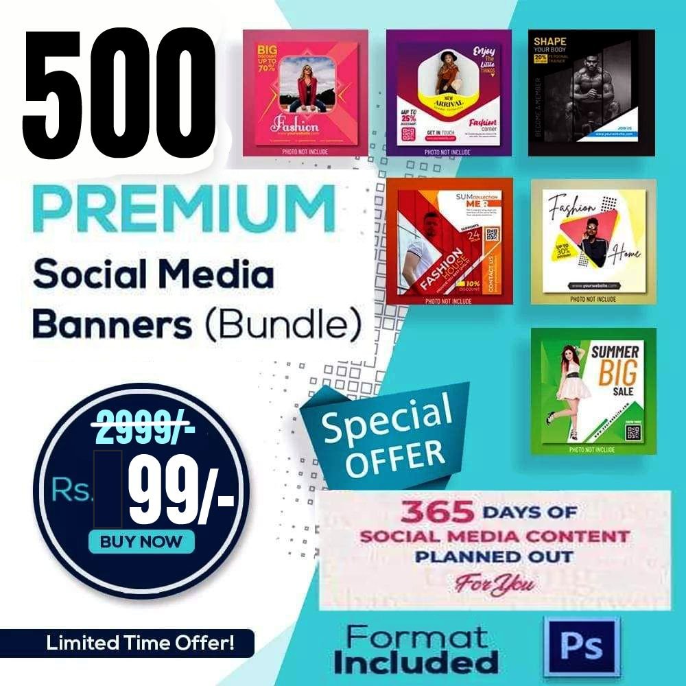 500 PREMIUM SOCIAL MEDIA BANNER