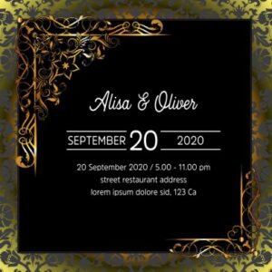 500+ Premium Wedding Card